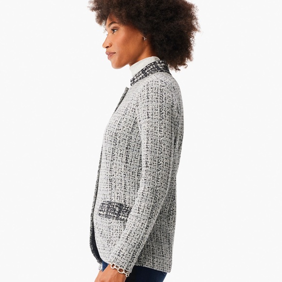 NIC and ZOE FROSTY KNIT BLAZER - Sz M- NWOT - Picture 4 of 4